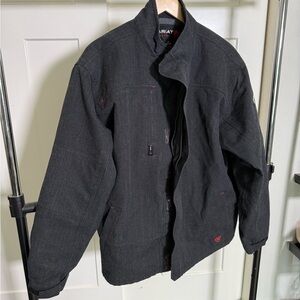 Ariat Mens Flame Resistant Work Jacket Dark Gray